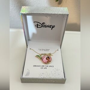 Disney Princess And The Frog Tiana, Pendant Charm Necklace NEW